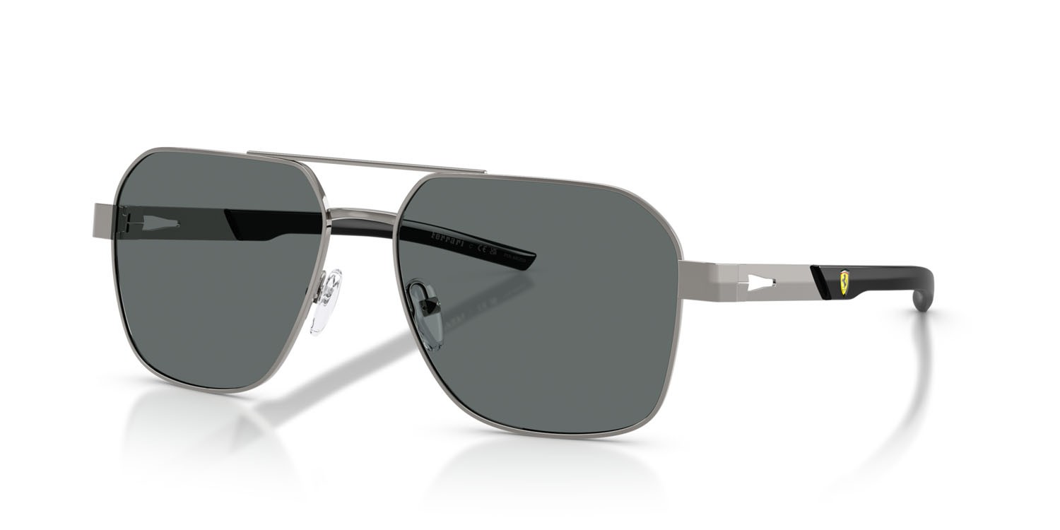 Occhiali da sole Ferrari Scuderia FZ 5003 (104/81) colore gunmetal forma quadrato lenti polar grigio scuro