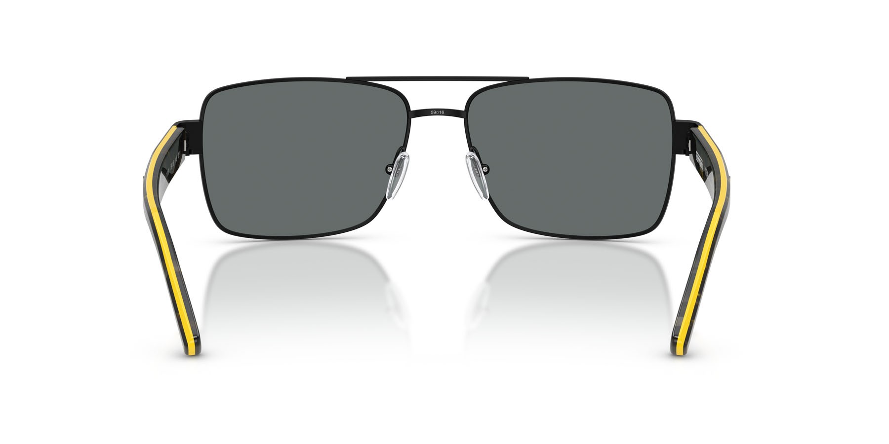 Occhiali da sole Ferrari Scuderia FZ 5005 (101/81) colore nero opaco forma rettangolare lenti polar grigio scuro