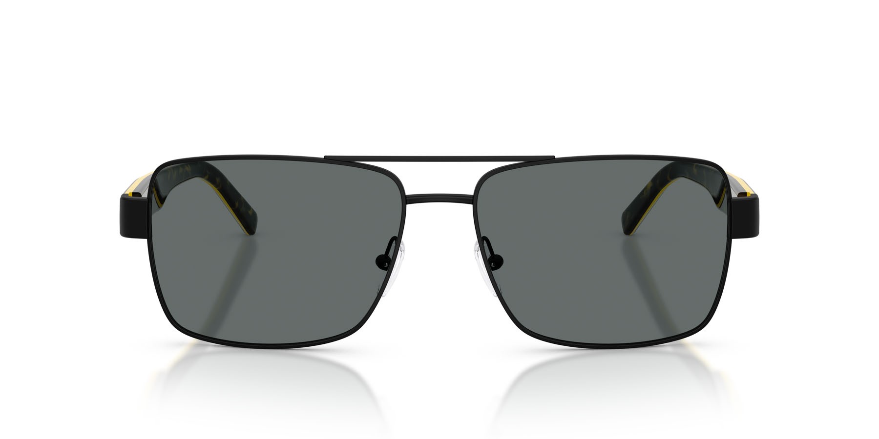 Occhiali da sole Ferrari Scuderia FZ 5005 (101/81) colore nero opaco forma rettangolare lenti polar grigio scuro