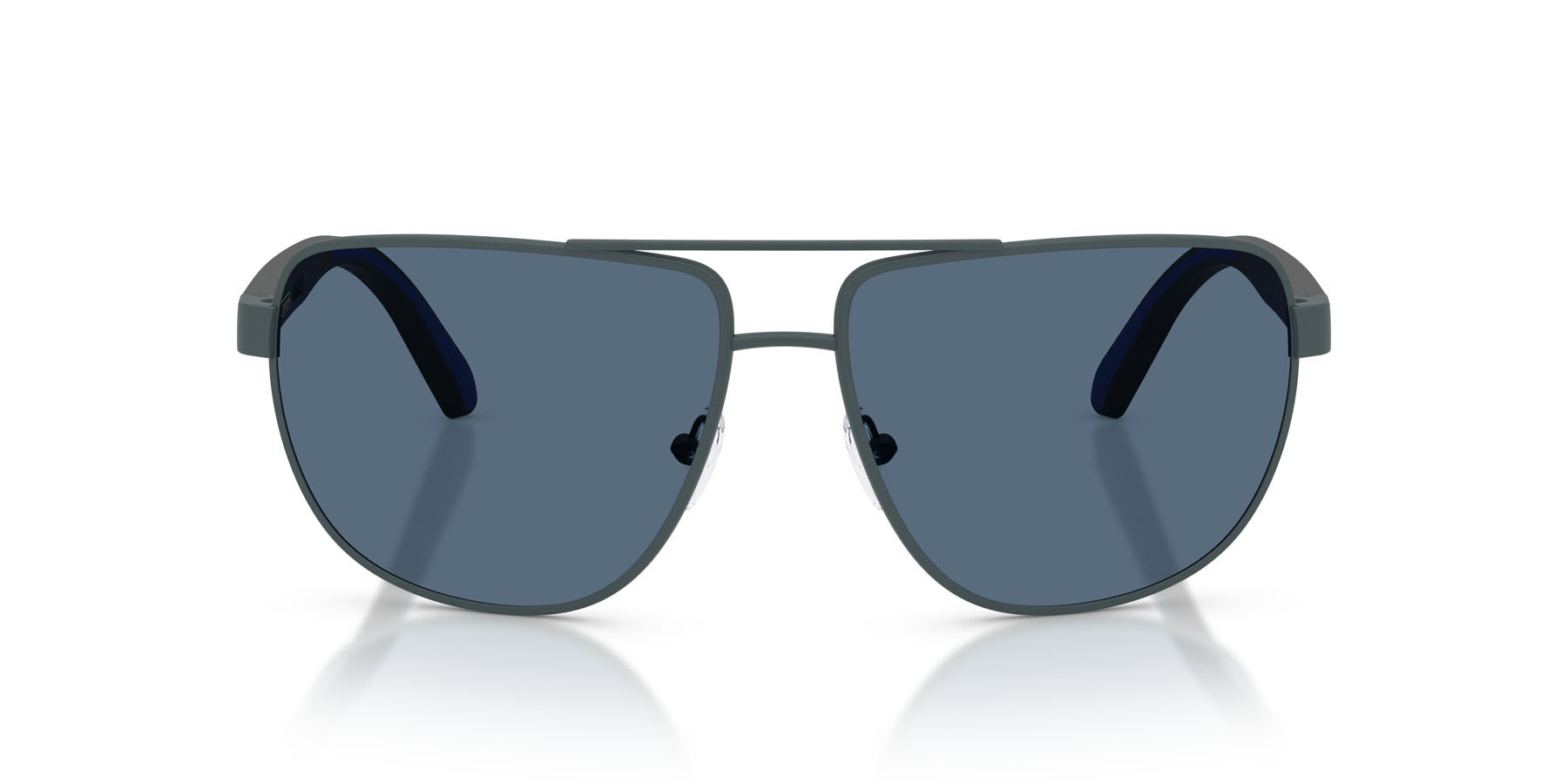 Occhiali da sole Ferrari Scuderia FZ 5007 (130/80) colore grigio scuro opaco forma quadrato lenti blu scuro