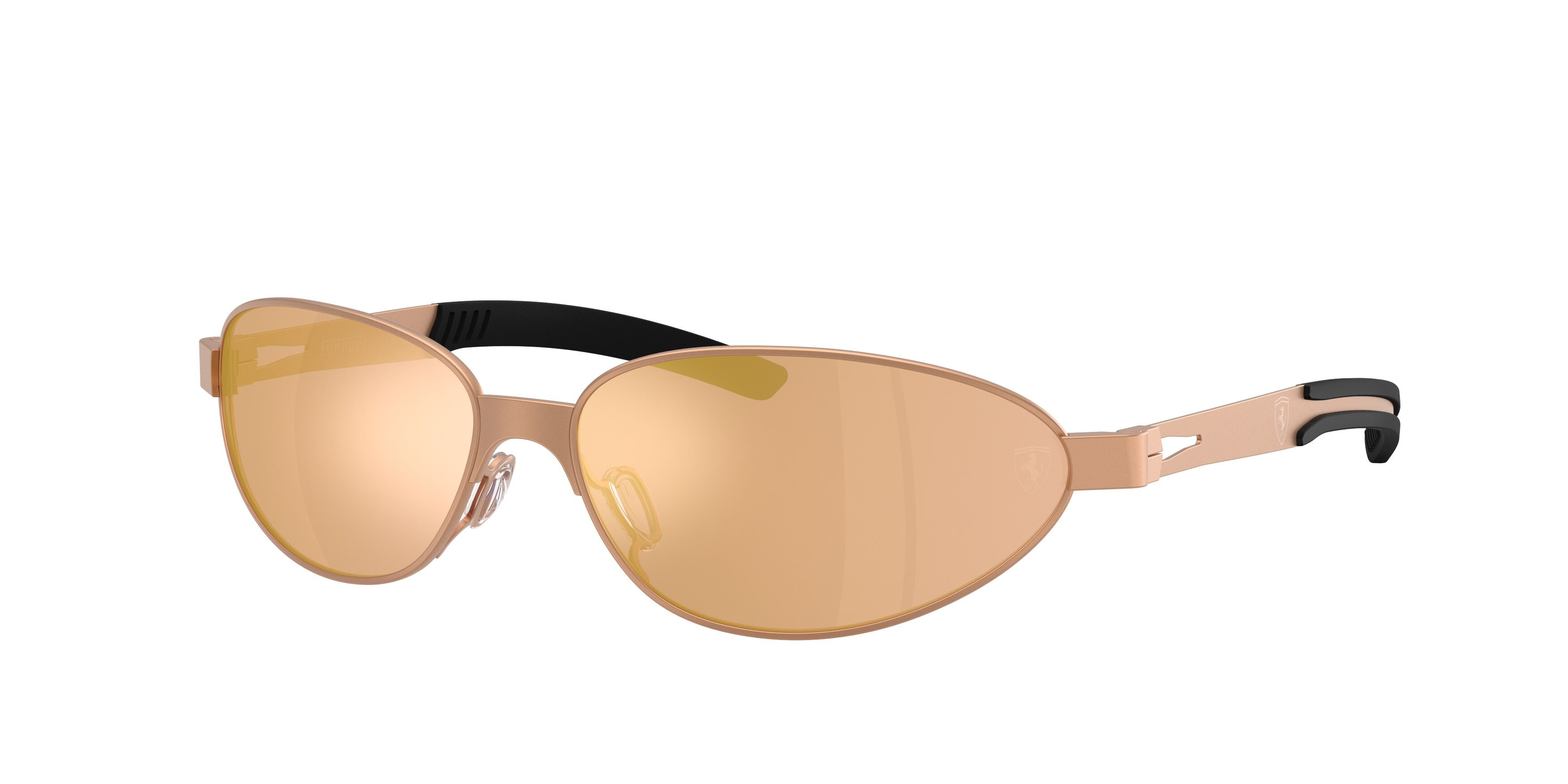Occhiali da sole Ferrari Scuderia FZ 5008 (138/3Q) colore oro rose forma ovale lenti rosa/grigio