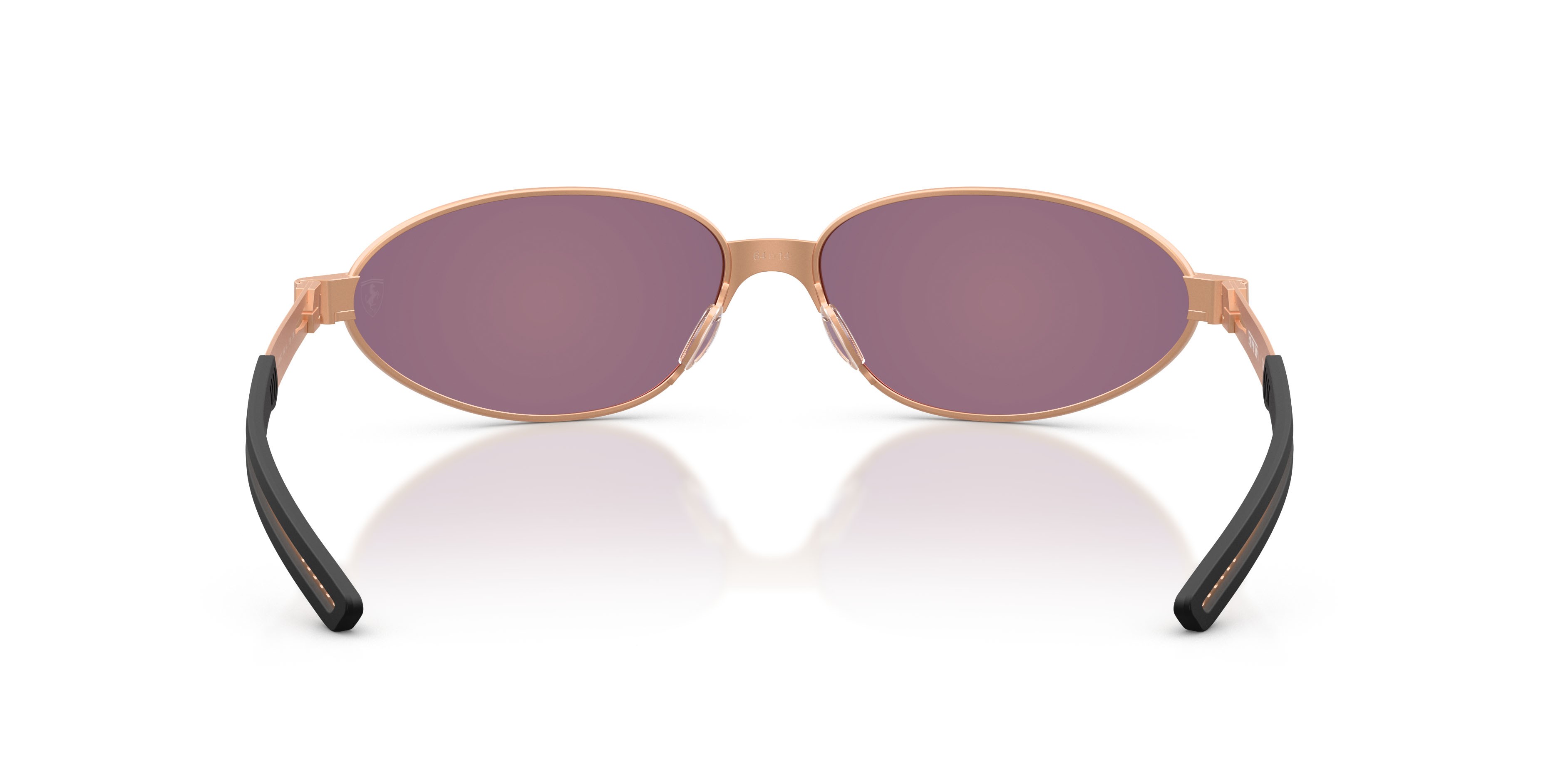 Occhiali da sole Ferrari Scuderia FZ 5008 (138/3Q) colore oro rose forma ovale lenti rosa/grigio