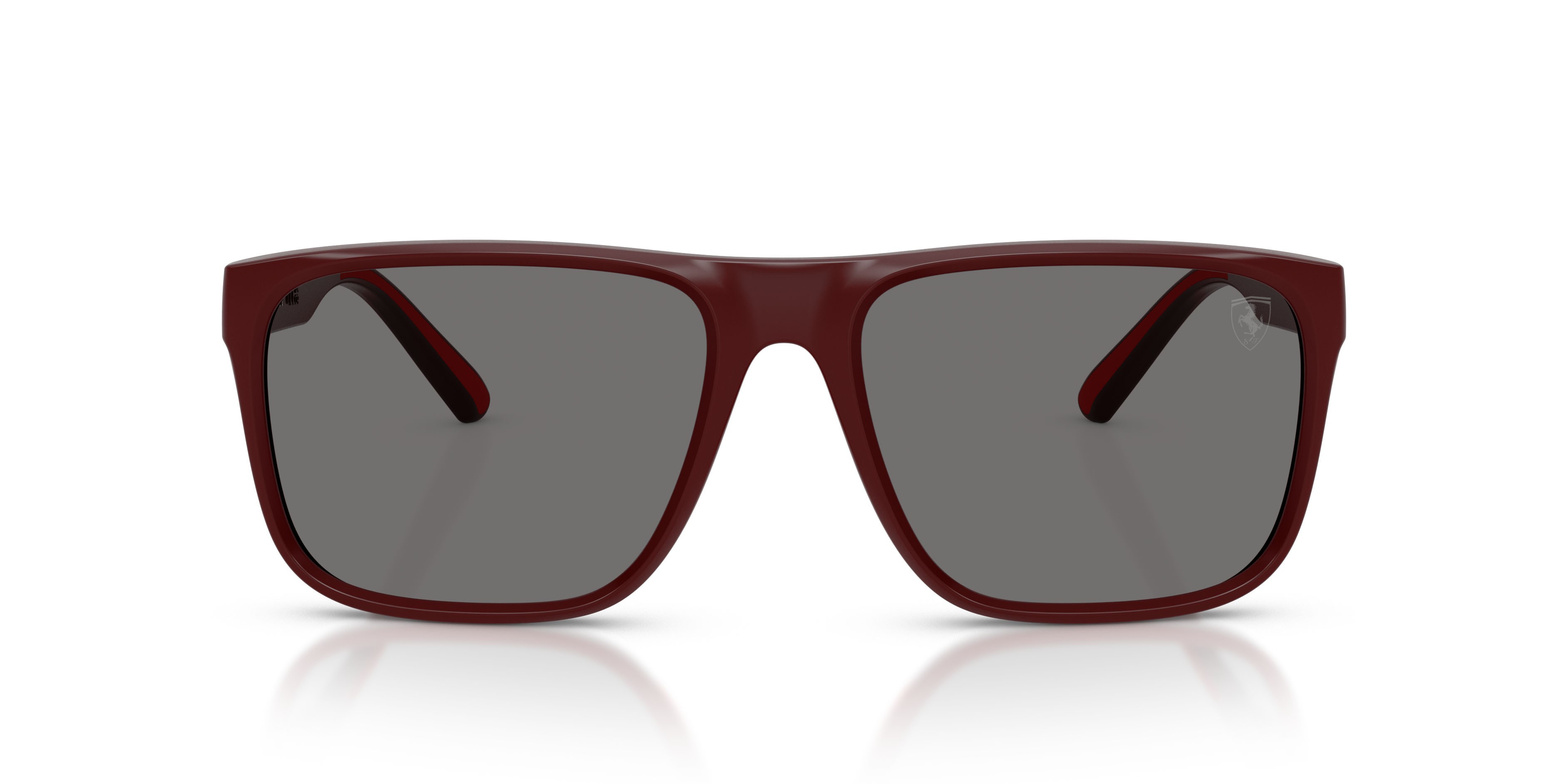 Occhiali da sole Ferrari Scuderia FZ 6002U (530/81) colore bordeaux forma quadrato lenti polar grigia