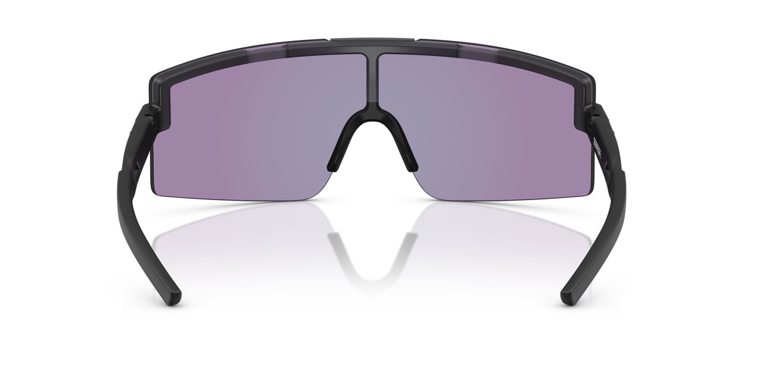 Occhiali da sole Ferrari Scuderia FZ 6008U (516/M2) colore grigio opaco forma rettangolare lenti verde a specchio