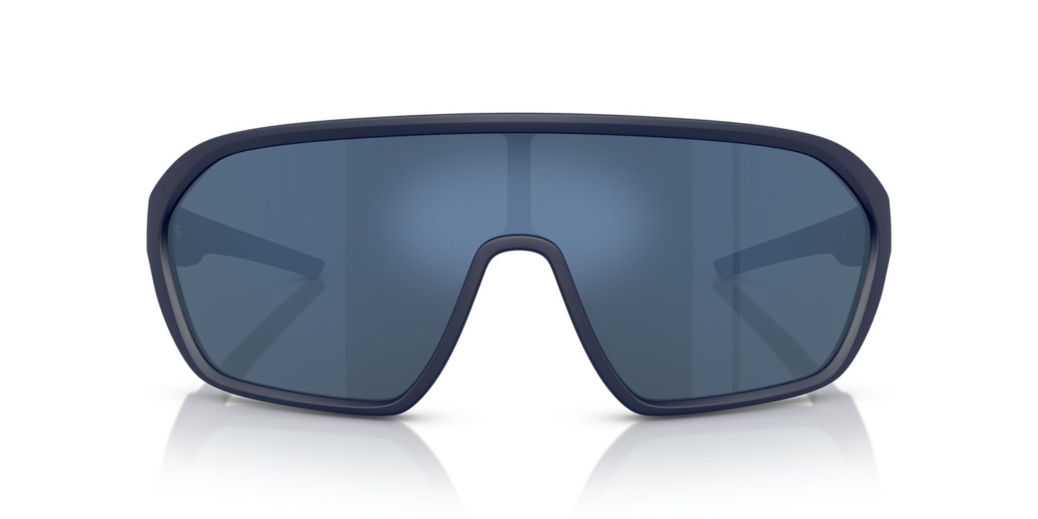 Occhiali da sole Ferrari Scuderia FZ 6011U (509/55) colore blu opaco forma quadrato lenti blu a specchio