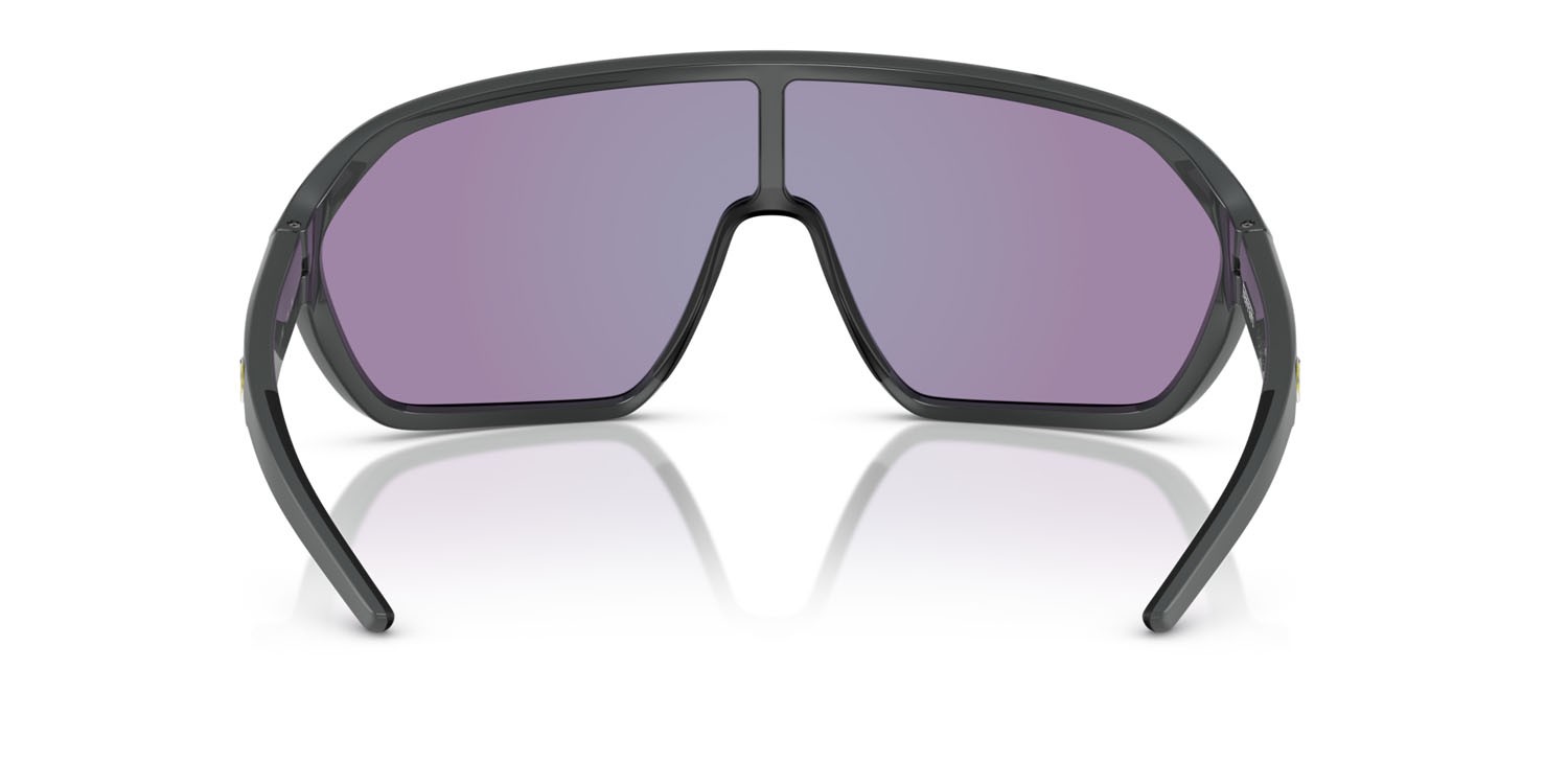 Occhiali da sole Ferrari Scuderia FZ 6011U (522/M2) colore grigio forma quadrato lenti verde a specchio