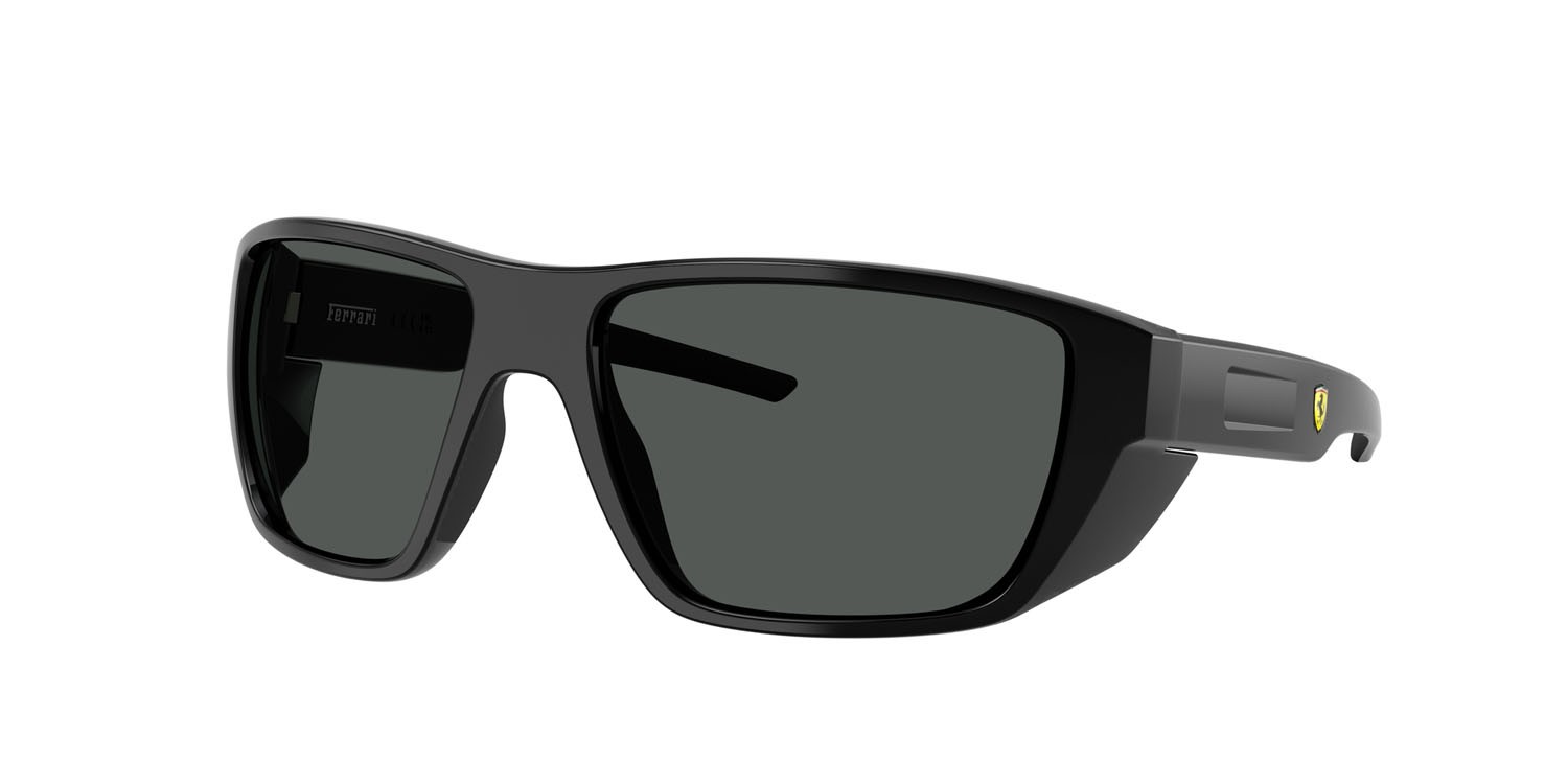 Occhiali da sole Ferrari Scuderia FZ 6012U (501/87) colore nero forma rettangolare lenti grigio