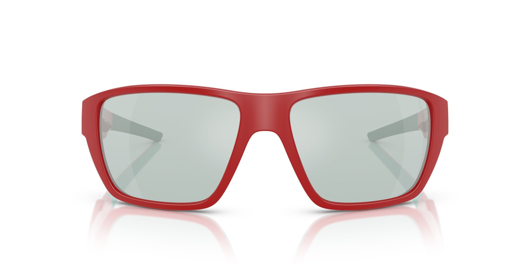 Occhiali da sole Ferrari Scuderia FZ 6012U (526/65) colore rosso forma rettangolare lenti blu a specchio