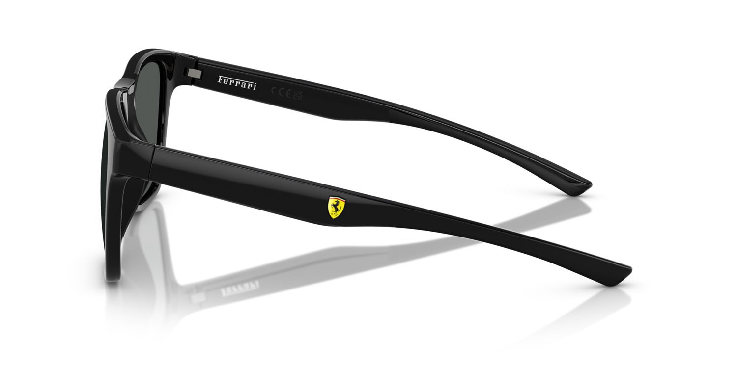 Occhiali da sole Ferrari Scuderia FZ 6013D (501/87) colore nero forma quadrato lenti grigio