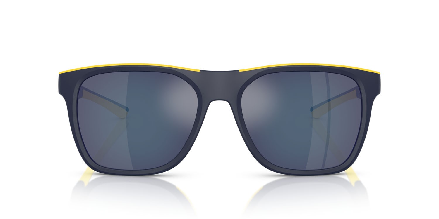 Occhiali da sole Ferrari Scuderia FZ 6013D (509/55) colore blu opaco forma quadrato lenti blu a specchio