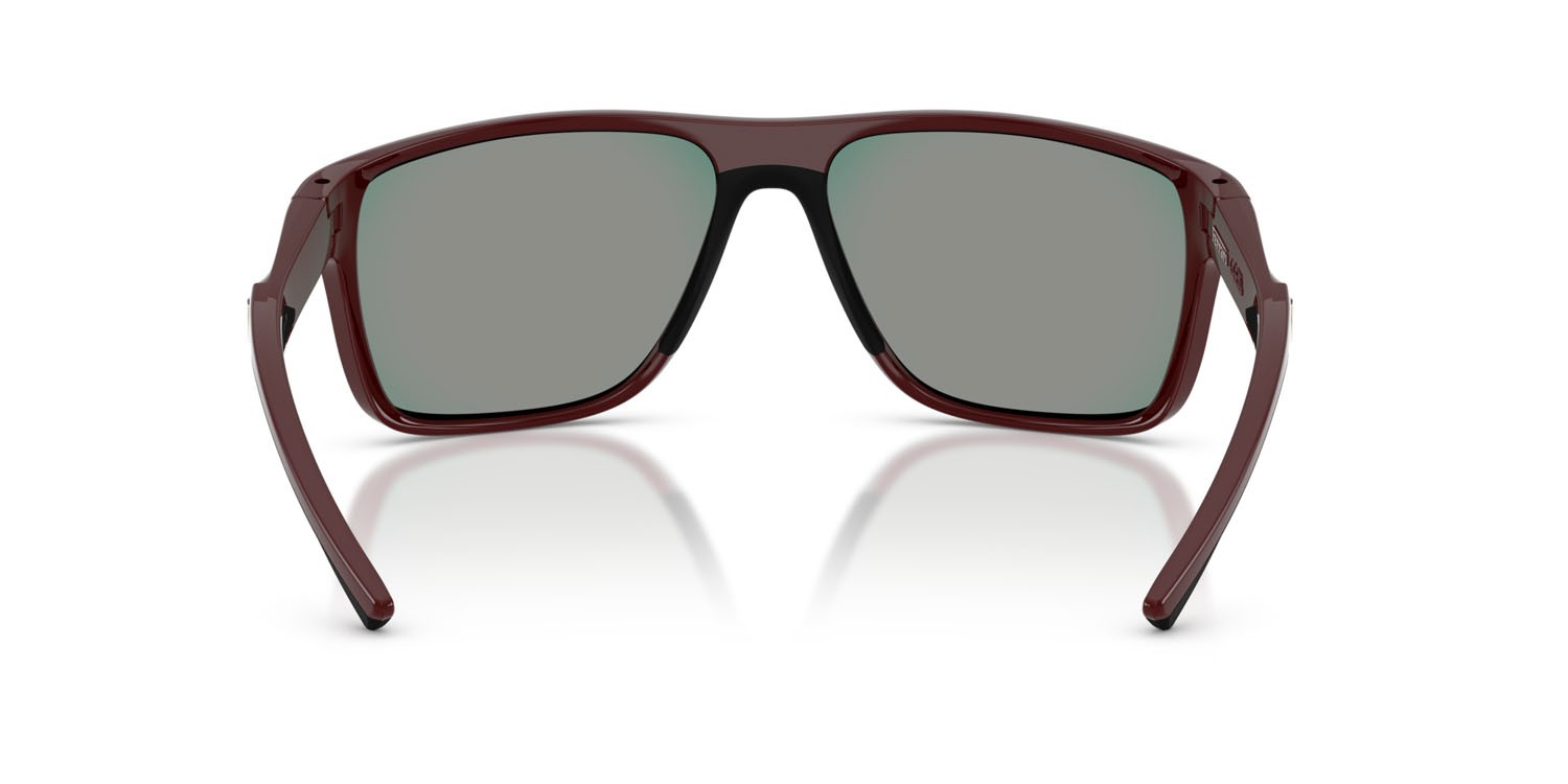 Occhiali da sole Ferrari Scuderia FZ 6015U (525/6P) colore rosso bordeaux forma quadrato lenti nero rosso a specchio
