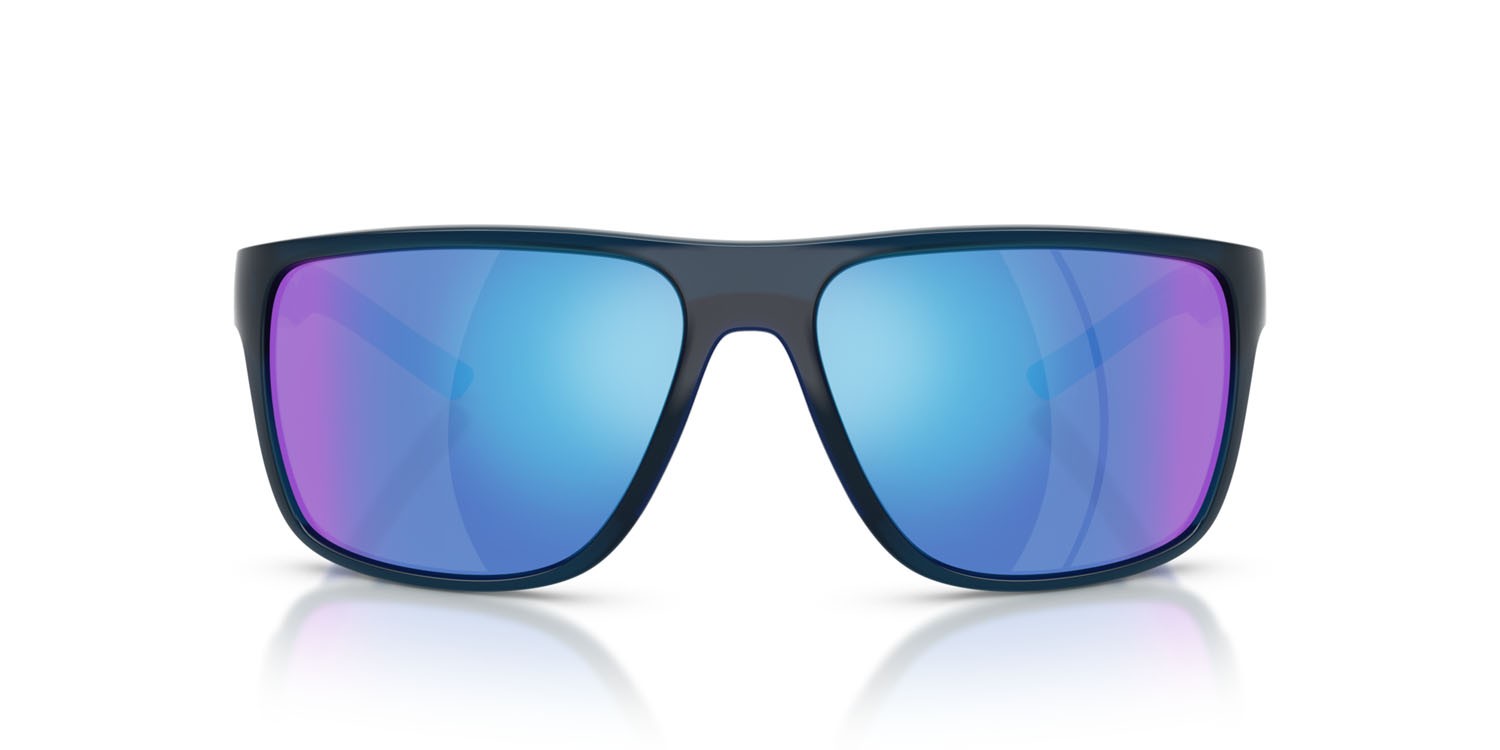 Occhiali da sole Ferrari Scuderia FZ 6015U (527/25) colore blu opale forma quadrato lenti blu specchiato