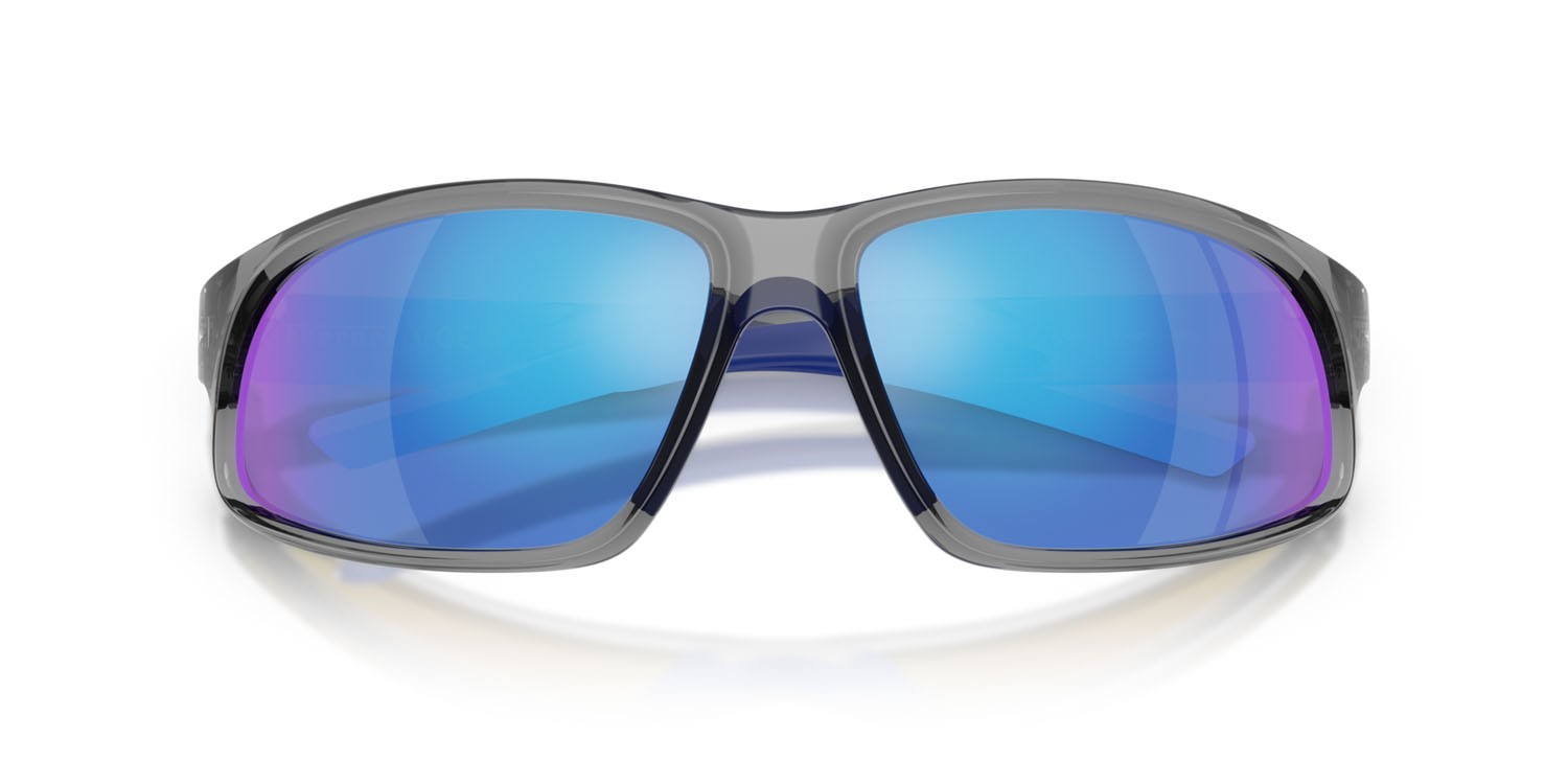 Occhiali da sole Ferrari Scuderia FZ 6016U (524/25) colore grigio opale forma irregolare lenti blu specchiato