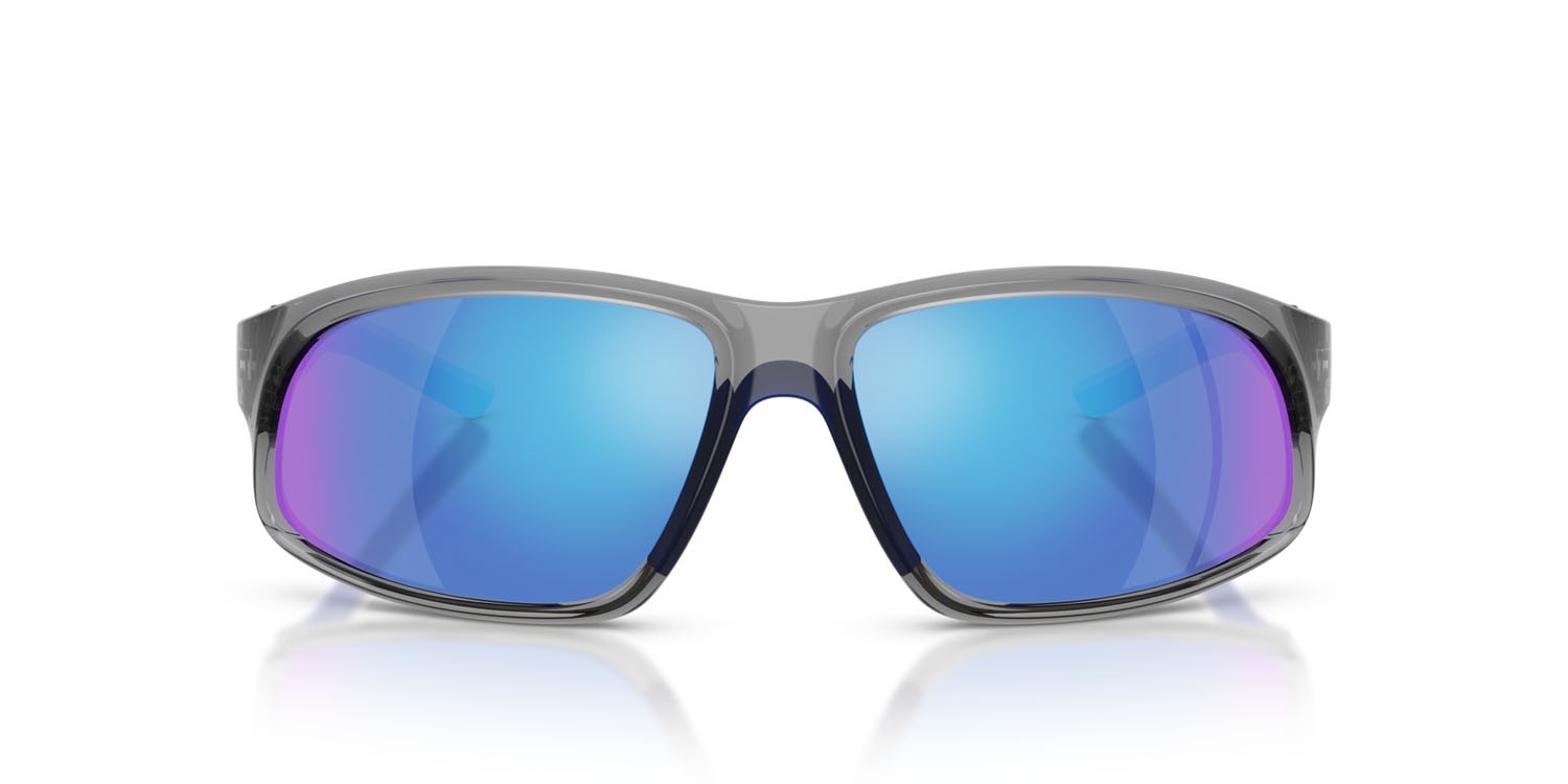 Occhiali da sole Ferrari Scuderia FZ 6016U (524/25) colore grigio opale forma irregolare lenti blu specchiato