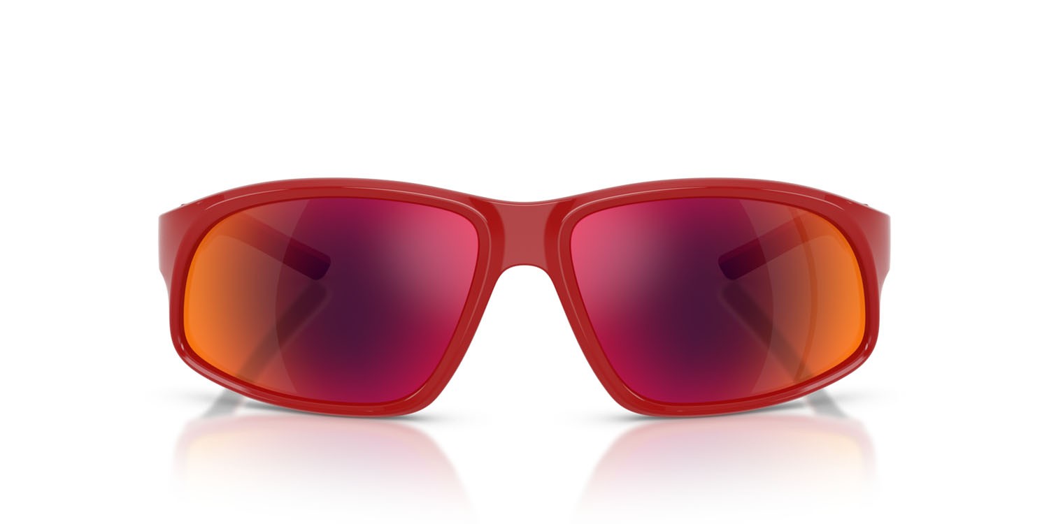 Occhiali da sole Ferrari Scuderia FZ 6016U (526/6Q) colore rosso ferrari forma irregolare lenti red gold mirror