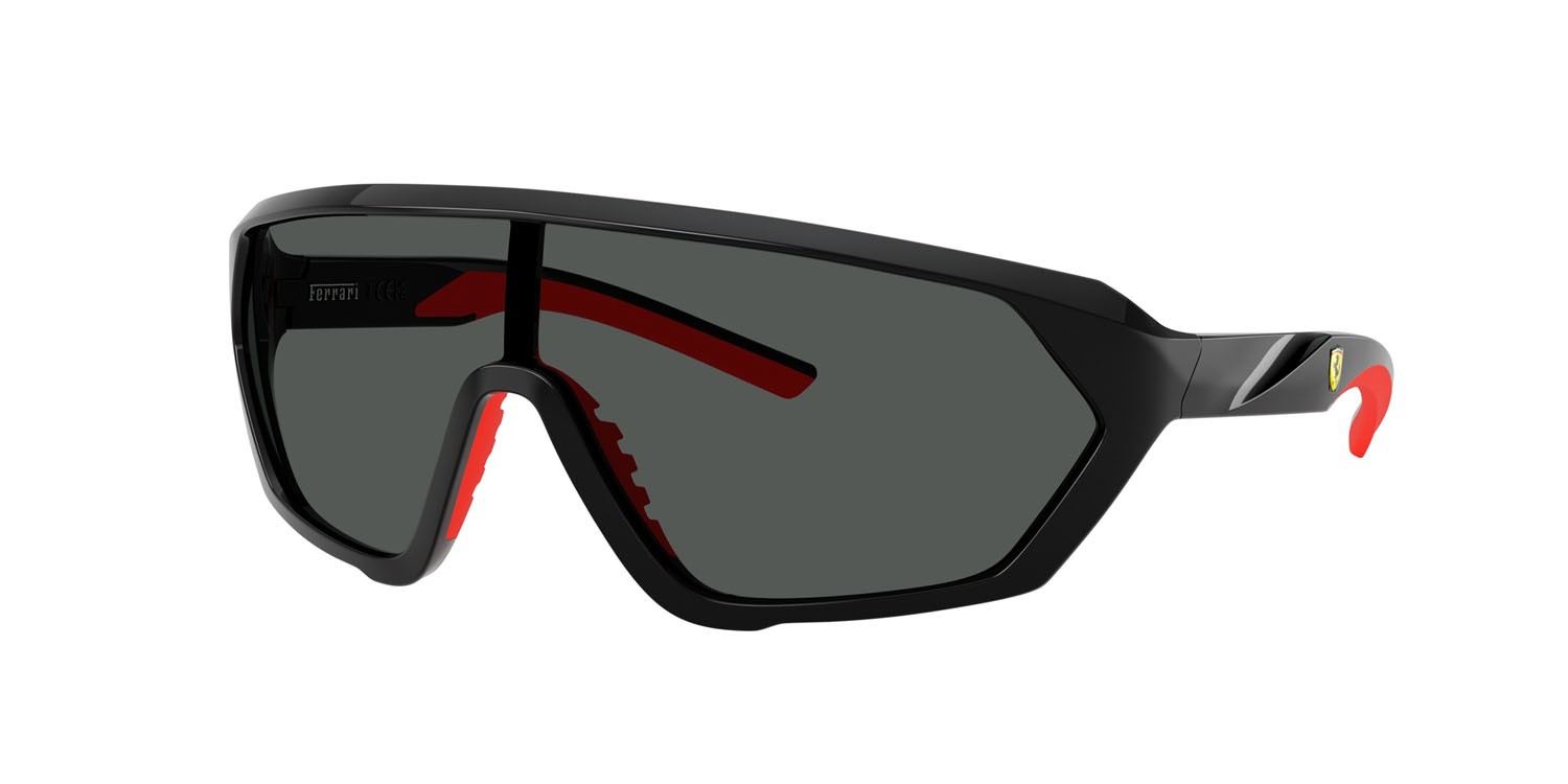 Occhiali da sole Ferrari Scuderia FZ 6017U (501/87) colore nero forma quadrato lenti grigio scuro