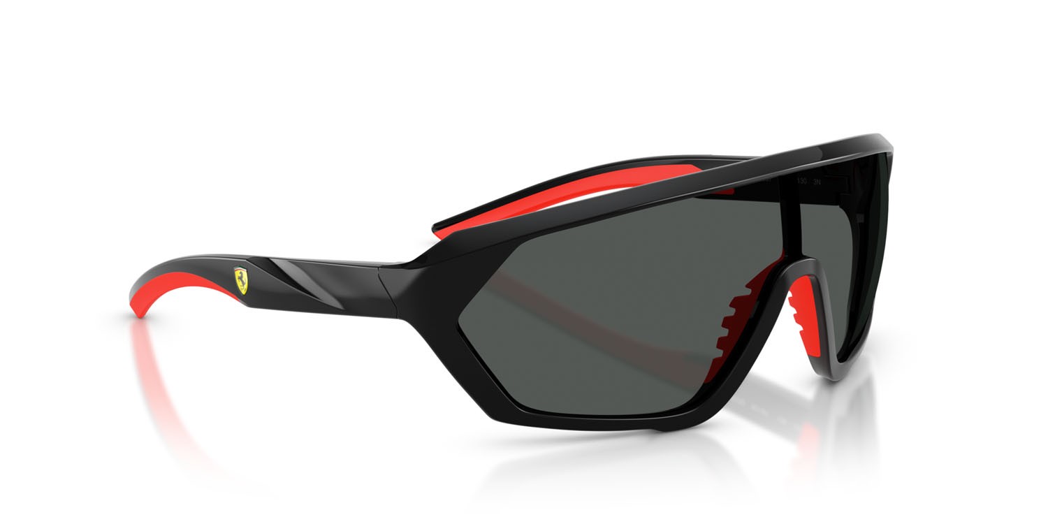 Occhiali da sole Ferrari Scuderia FZ 6017U (501/87) colore nero forma quadrato lenti grigio scuro