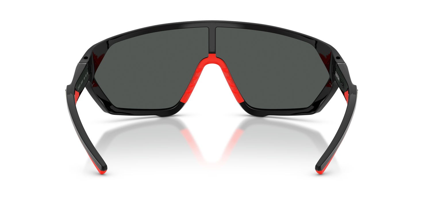 Occhiali da sole Ferrari Scuderia FZ 6017U (501/87) colore nero forma quadrato lenti grigio scuro