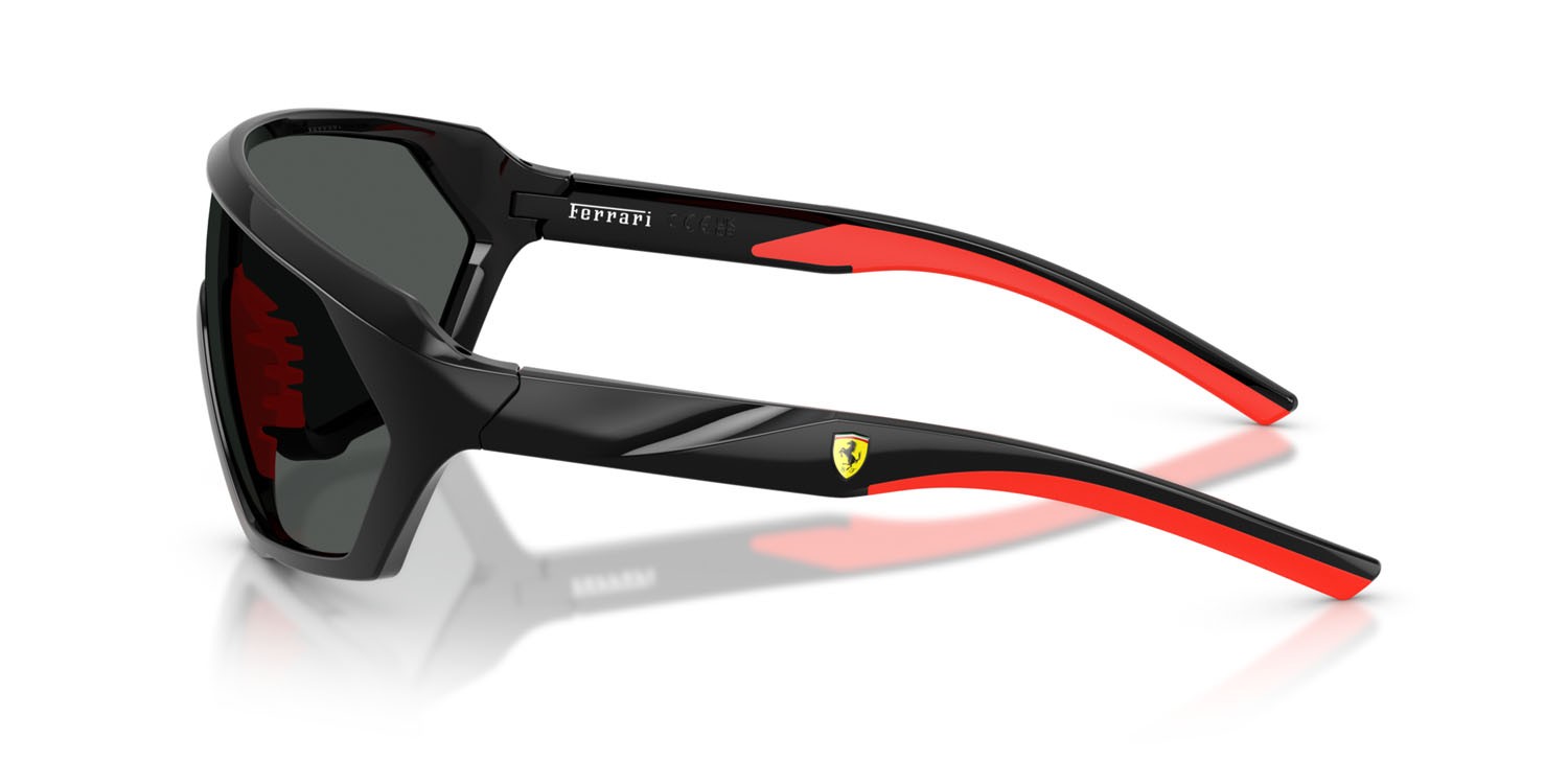 Occhiali da sole Ferrari Scuderia FZ 6017U (501/87) colore nero forma quadrato lenti grigio scuro