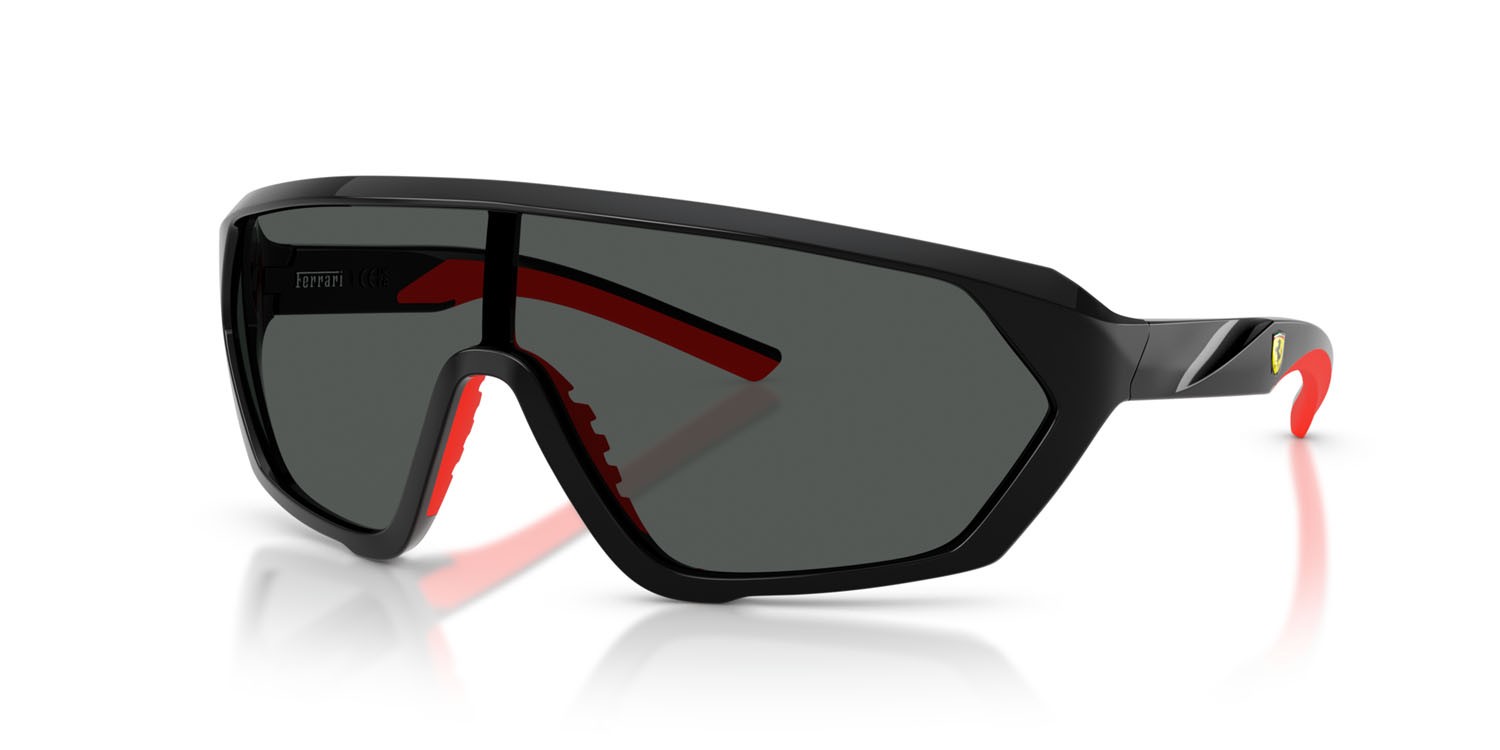 Occhiali da sole Ferrari Scuderia FZ 6017U (501/87) colore nero forma quadrato lenti grigio scuro