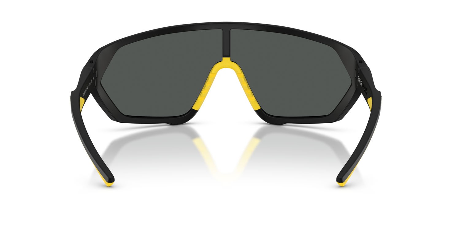 Occhiali da sole Ferrari Scuderia FZ 6017U (504/87) colore nero opaco forma quadrato lenti grigio