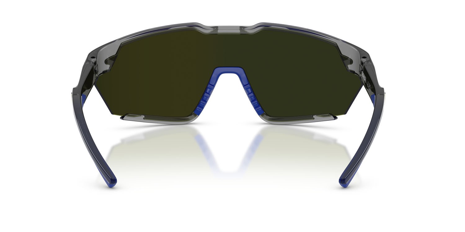 Occhiali da sole Ferrari Scuderia FZ 6018U (524/87) colore grigio opale forma irregolare lenti blu specchiato