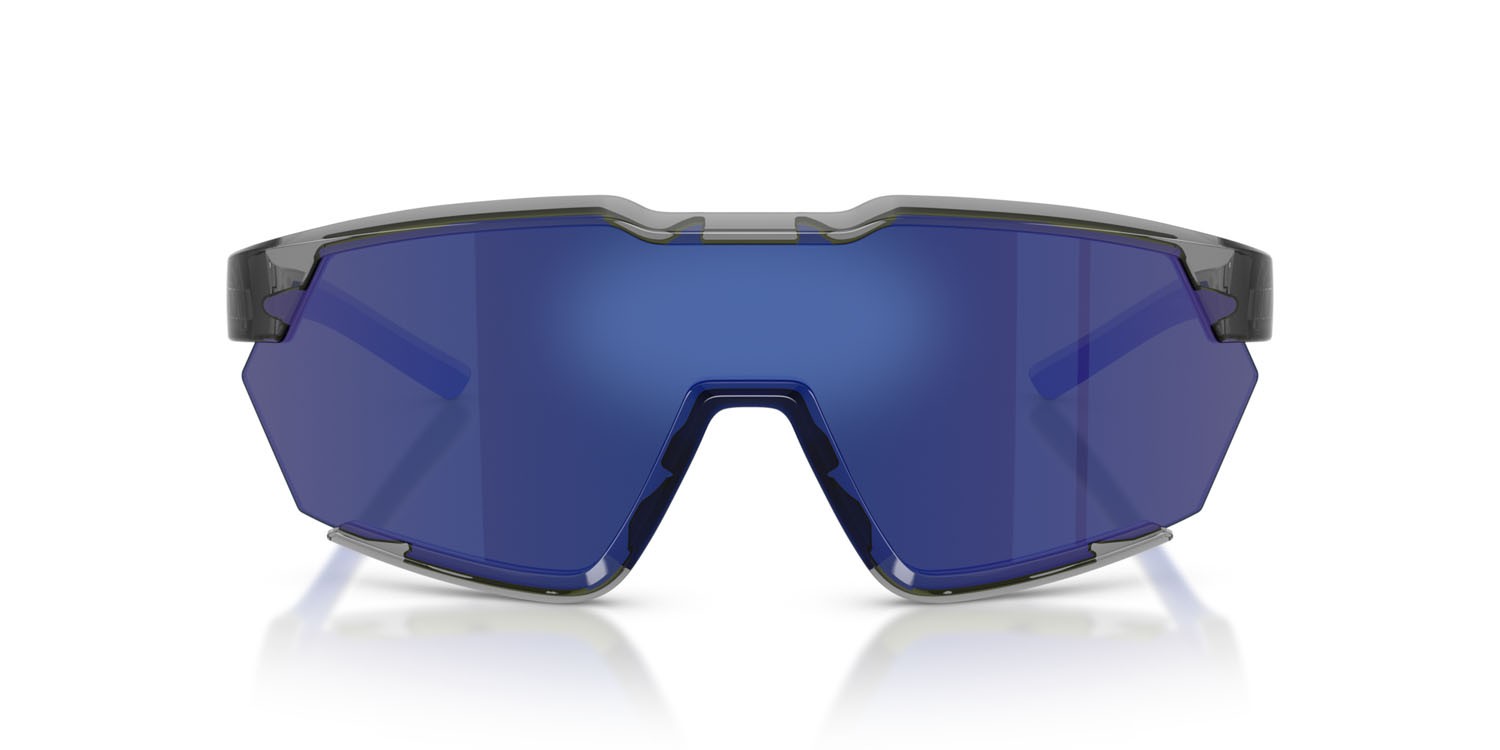 Occhiali da sole Ferrari Scuderia FZ 6018U (524/87) colore grigio opale forma irregolare lenti blu specchiato
