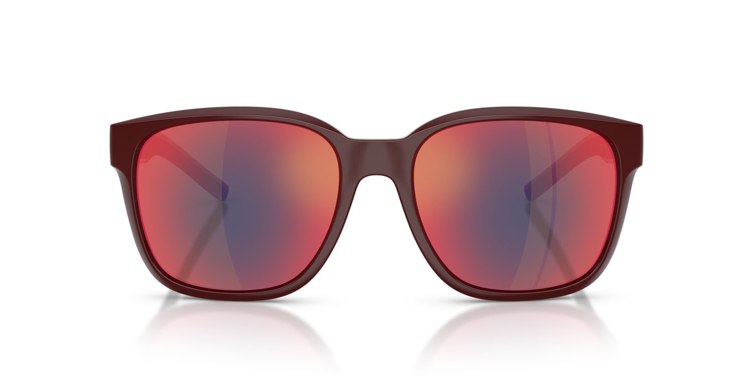 Occhiali da sole Ferrari Scuderia FZ 6019D (525/6P) colore rosso bordeaux forma quadrato lenti nero rosso a specchio