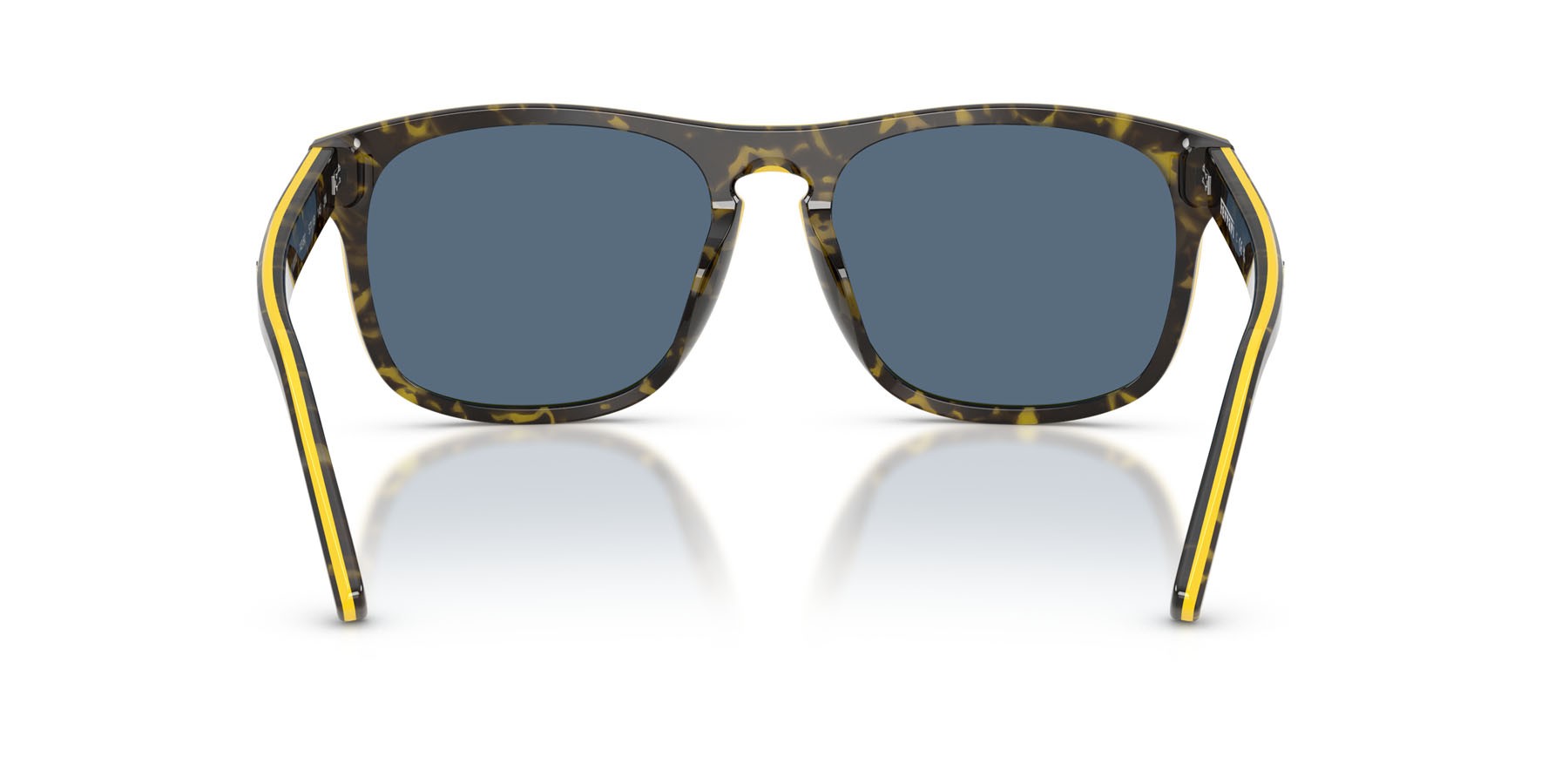 Occhiali da sole Ferrari Scuderia FZ 6020U (743/80) colore grey havana/yellow forma quadrato lenti blu scuro