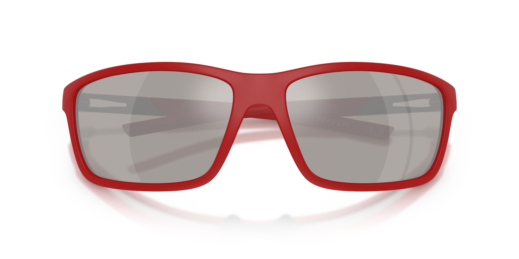 Occhiali da sole Ferrari Scuderia FZ 6021U (526/6G) colore rosso ferrari forma quadrato lenti grigio a specchio