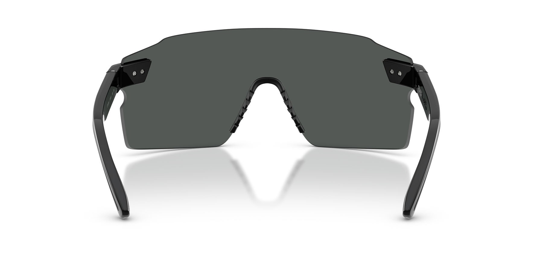 Occhiali da sole Ferrari Scuderia FZ 6024U (501/81) colore nero lucido forma rettangolare lenti polar grigio scuro