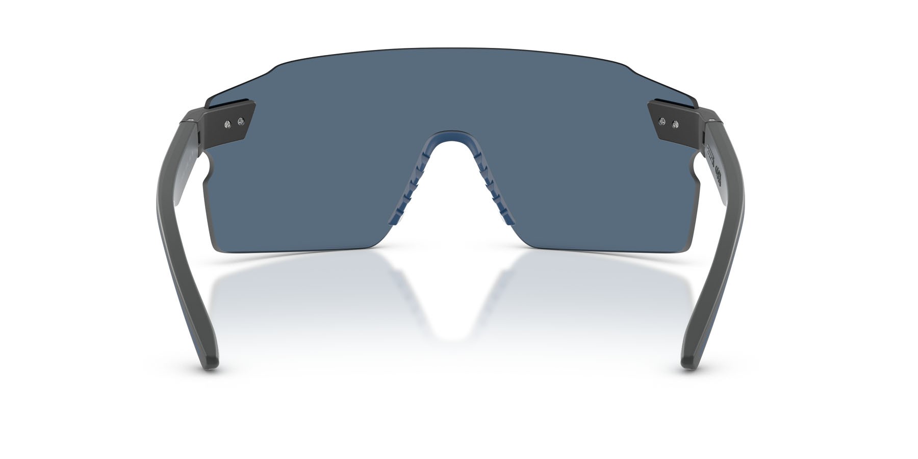 Occhiali da sole Ferrari Scuderia FZ 6024U (517/80) colore grigio scuro opaco forma rettangolare lenti blu scuro