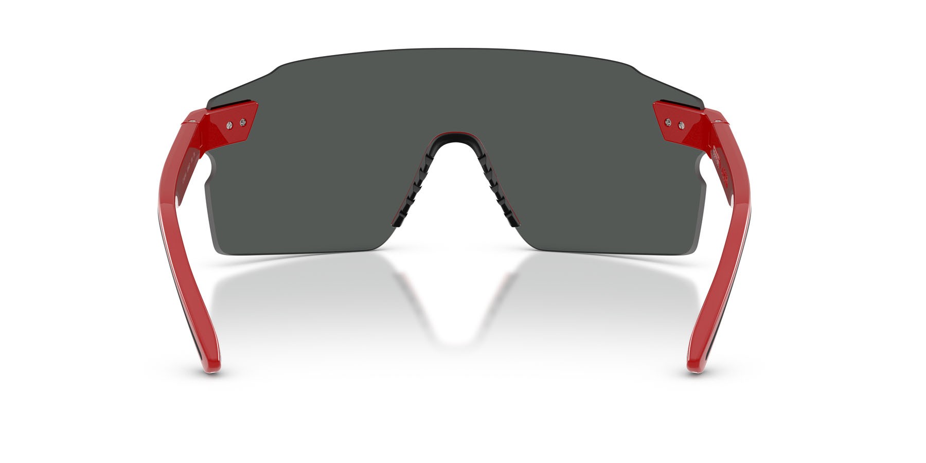 Occhiali da sole Ferrari Scuderia FZ 6024U (526/87) colore rosso ferrari forma rettangolare lenti grigio scuro