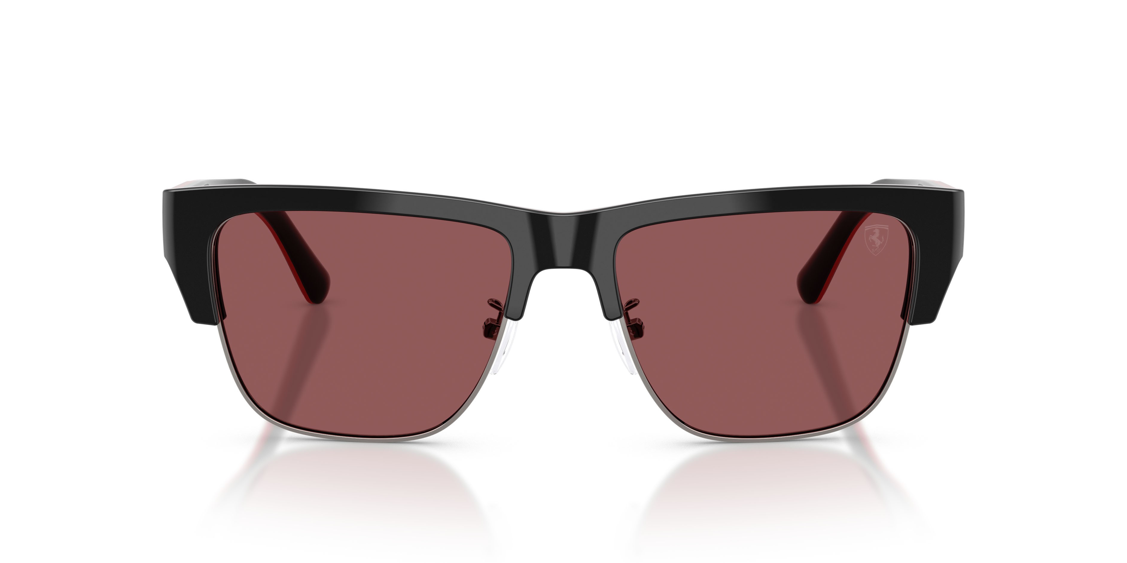 Occhiali da sole Ferrari Scuderia FZ 6026 (761/1E) colore nero/rosso forma quadrato lenti red contrast pro