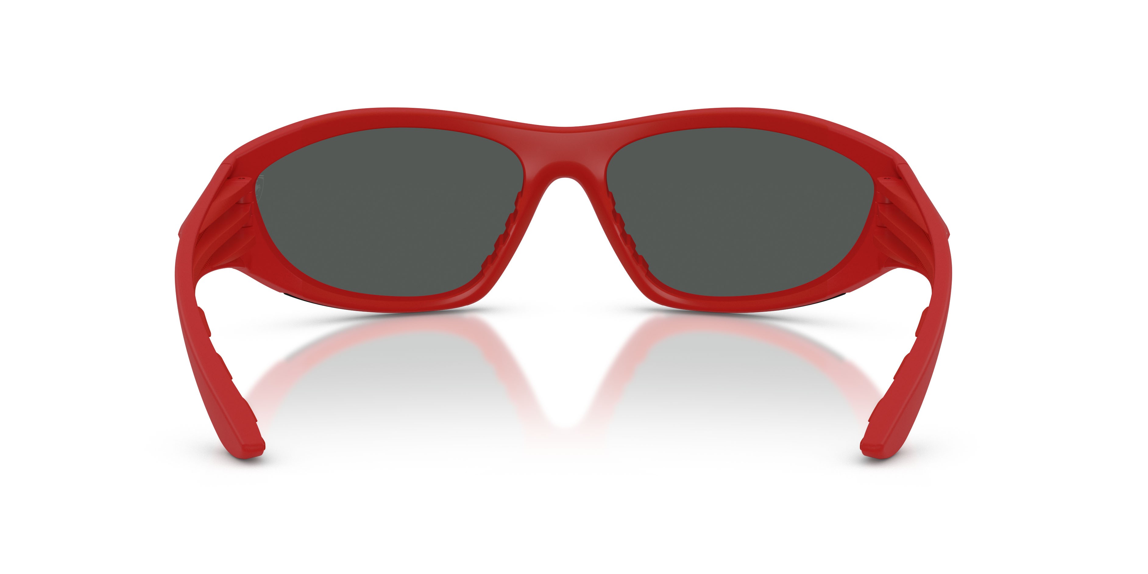 Occhiali da sole Ferrari Scuderia FZ 6029U (514/87) colore rosso opaco forma cat eye lenti grigio