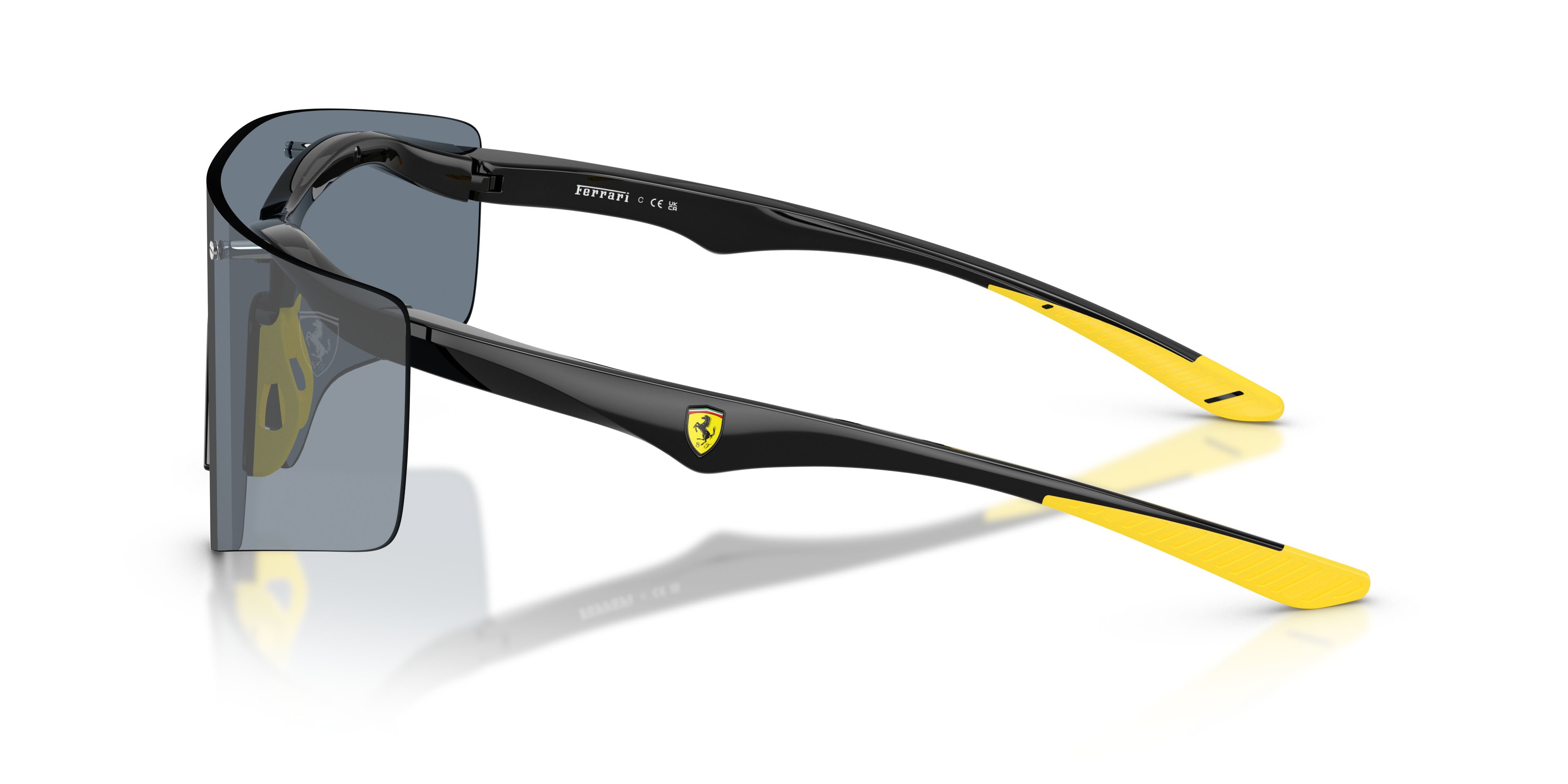 Occhiali da sole Ferrari Scuderia FZ 6031U (501/72) colore light blue silver forma quadrato lenti light blue silver