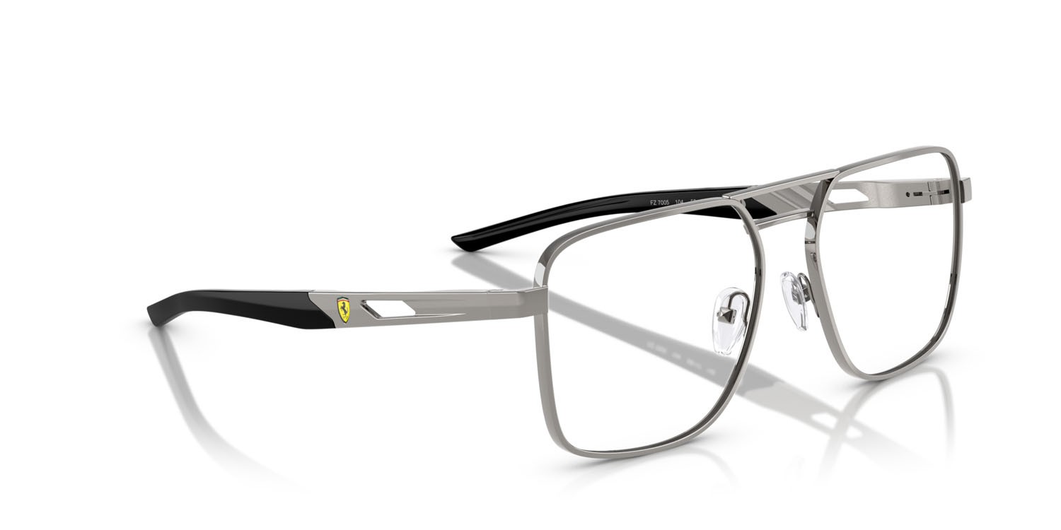 Occhiali da vista Ferrari Scuderia FZ 7005 (104) colore gunmetal forma quadrato lenti lente demo