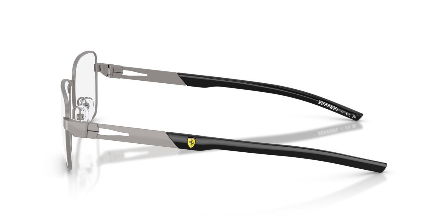 Occhiali da vista Ferrari Scuderia FZ 7010 (115) colore gunmetal opaco forma rettangolare lenti lente demo