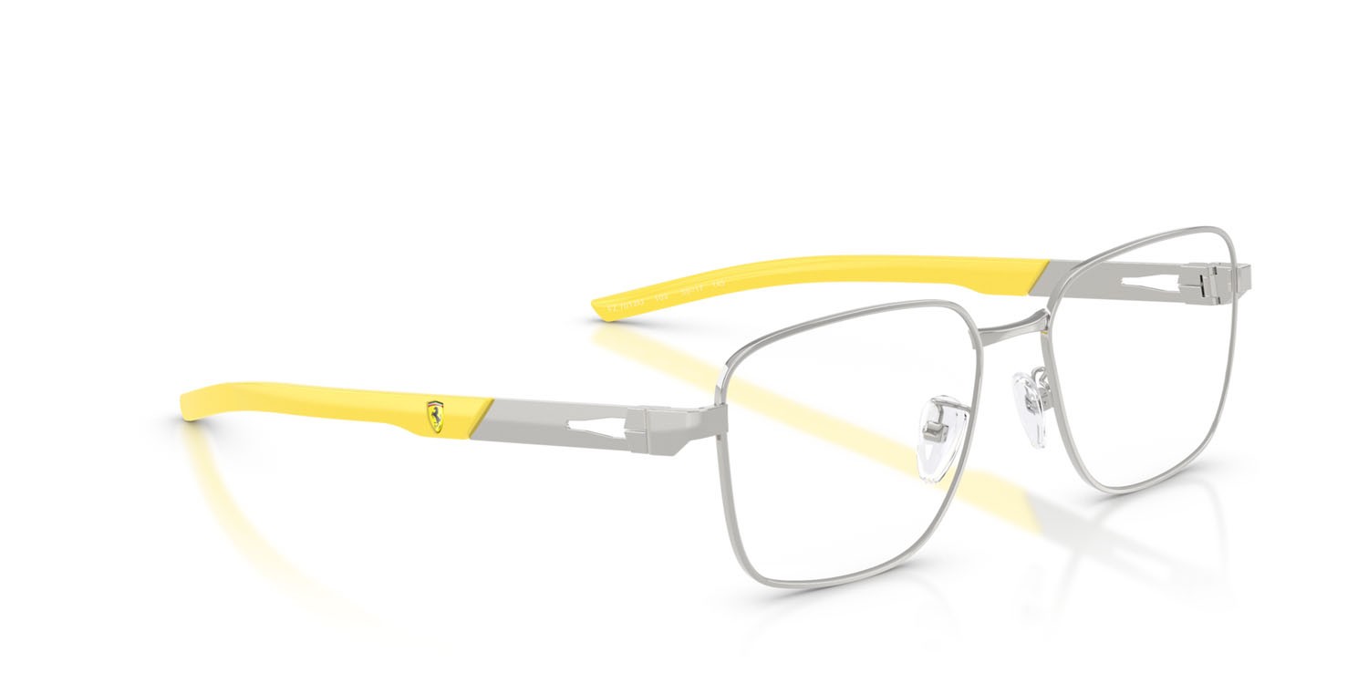 Occhiali da vista Ferrari Scuderia FZ 7012D (103) colore argento forma quadrato lenti lente demo