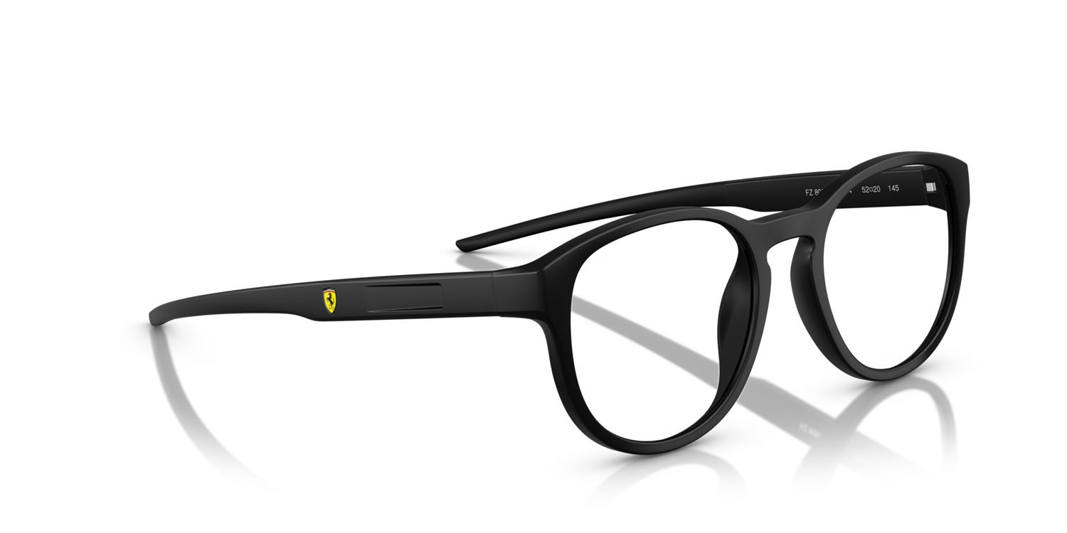 Occhiali da vista Ferrari Scuderia FZ 8009U (504) colore nero opaco forma pantos lenti lente demo