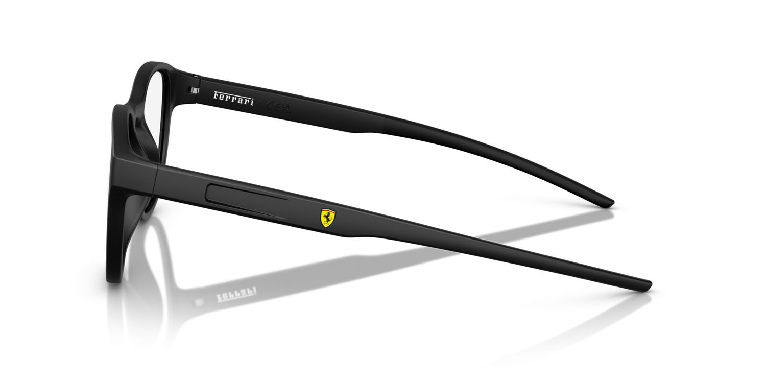 Occhiali da vista Ferrari Scuderia FZ 8009U (504) colore nero opaco forma pantos lenti lente demo