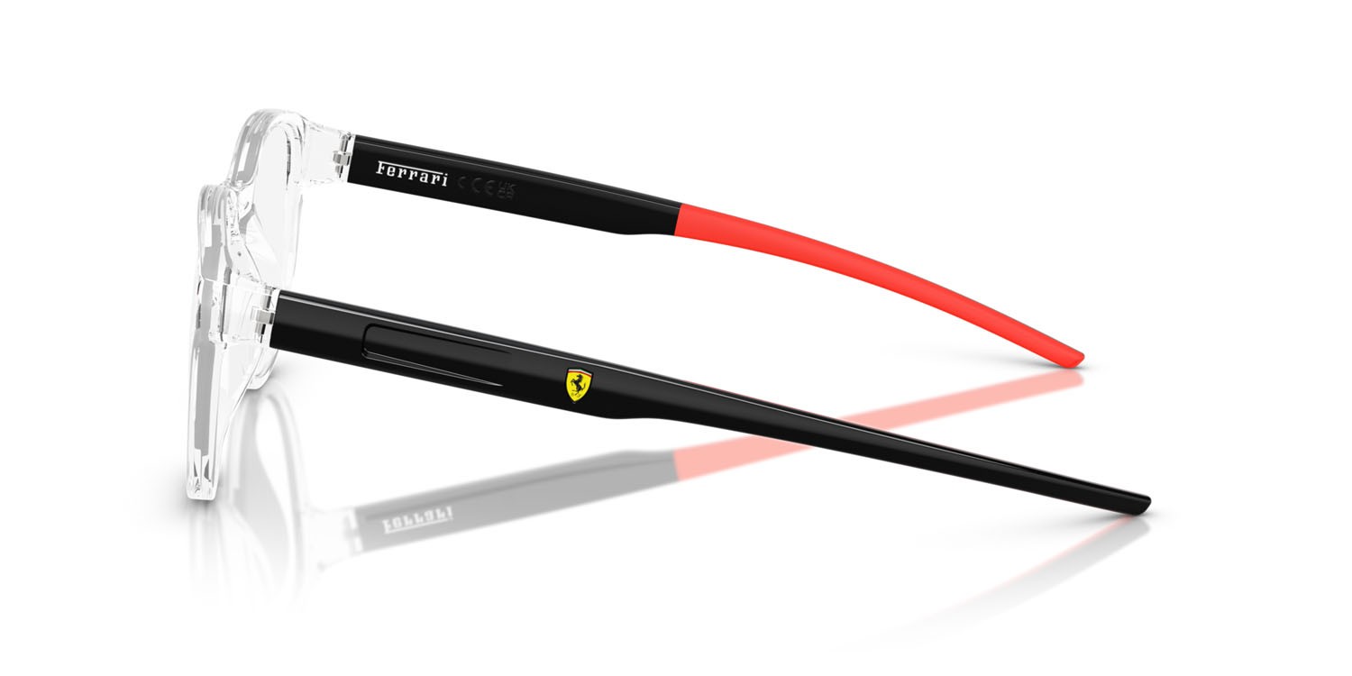 Occhiali da vista Ferrari Scuderia FZ 8009U (513) colore cristallo forma pantos lenti lente demo