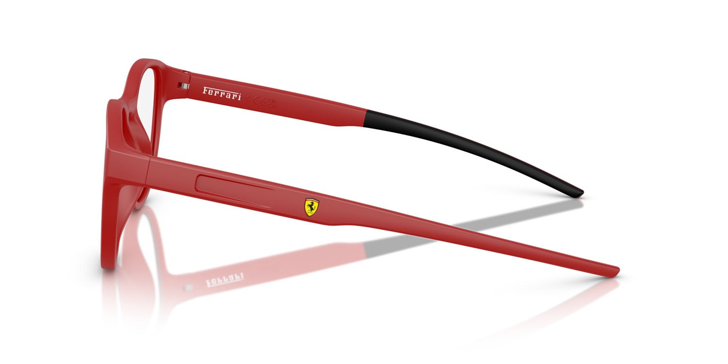Occhiali da vista Ferrari Scuderia FZ 8009U (520) colore rosso opaco forma pantos lenti lente demo
