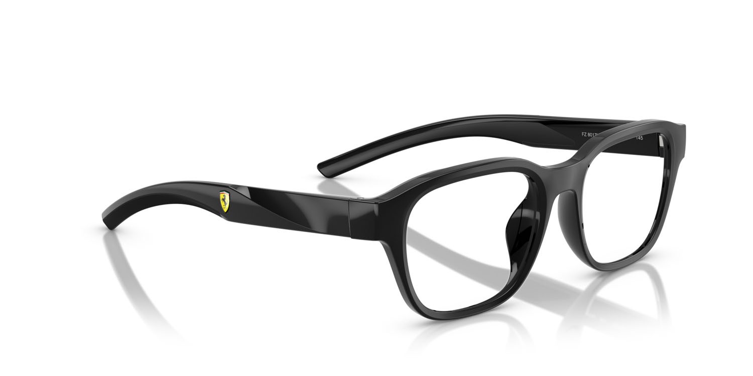 Occhiali da vista Ferrari Scuderia FZ 8017U (501) colore nero forma quadrato lenti lente demo