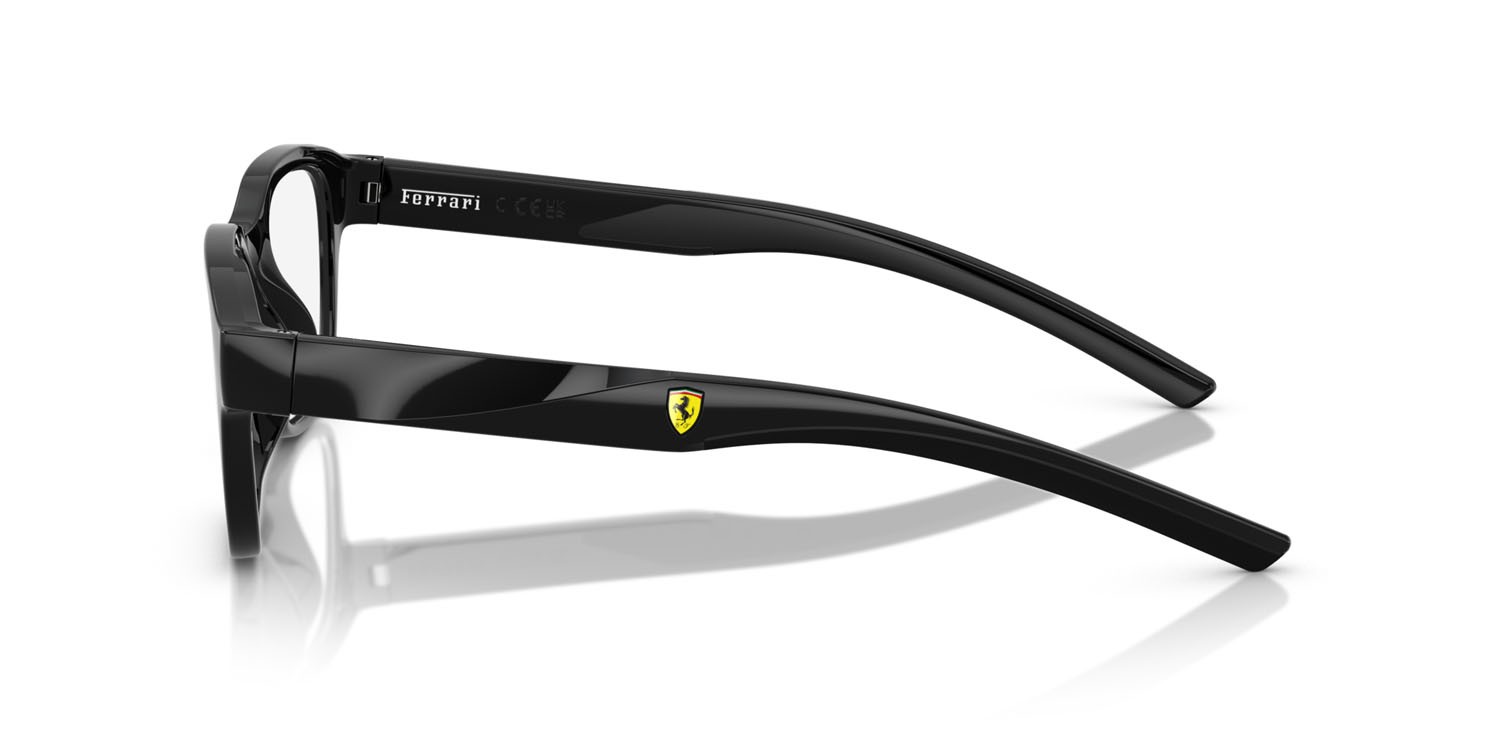 Occhiali da vista Ferrari Scuderia FZ 8017U (501) colore nero forma quadrato lenti lente demo