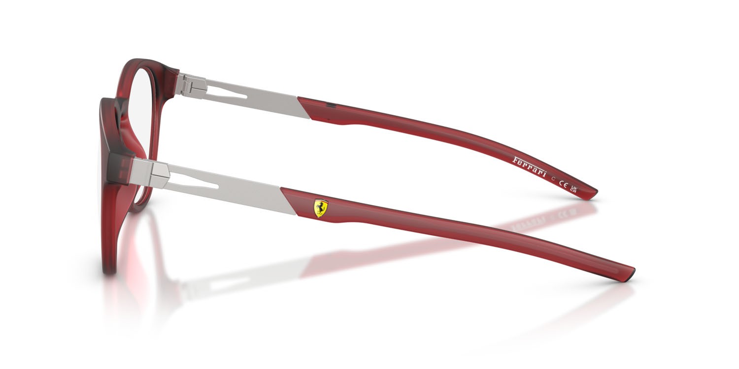 Occhiali da vista Ferrari Scuderia FZ 8019U (508) colore bordeaux rosso opaco forma pantos lenti lente demo
