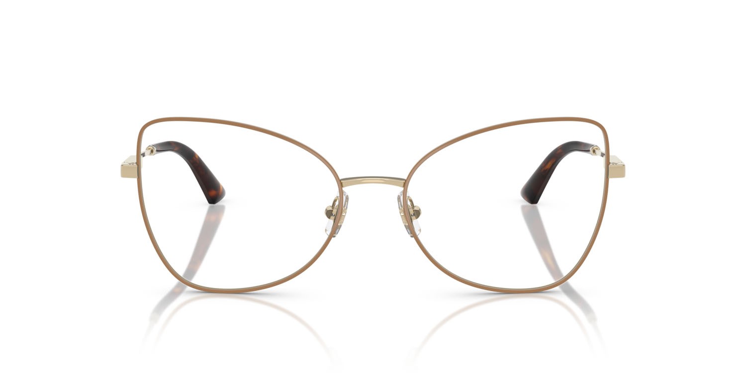 Eyeglasses Jimmy Choo JC 2006 (3019) color oro pallido/biscotto shape butterfly lenses lente demo