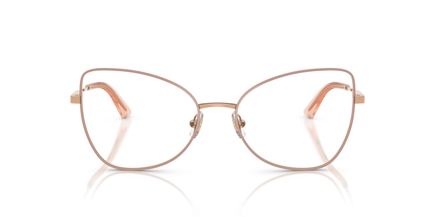 Eyeglasses Jimmy Choo JC 2006 (3020) color oro rose/rosa shape butterfly lenses lente demo