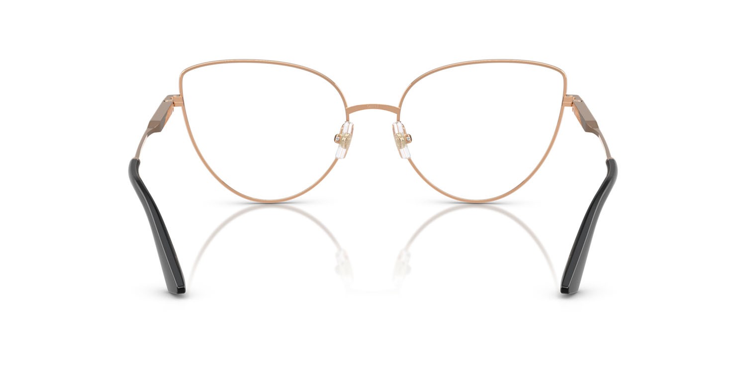 Eyeglasses Jimmy Choo JC 2008 (3022) color oro rose/nero shape cat eye lenses lente demo