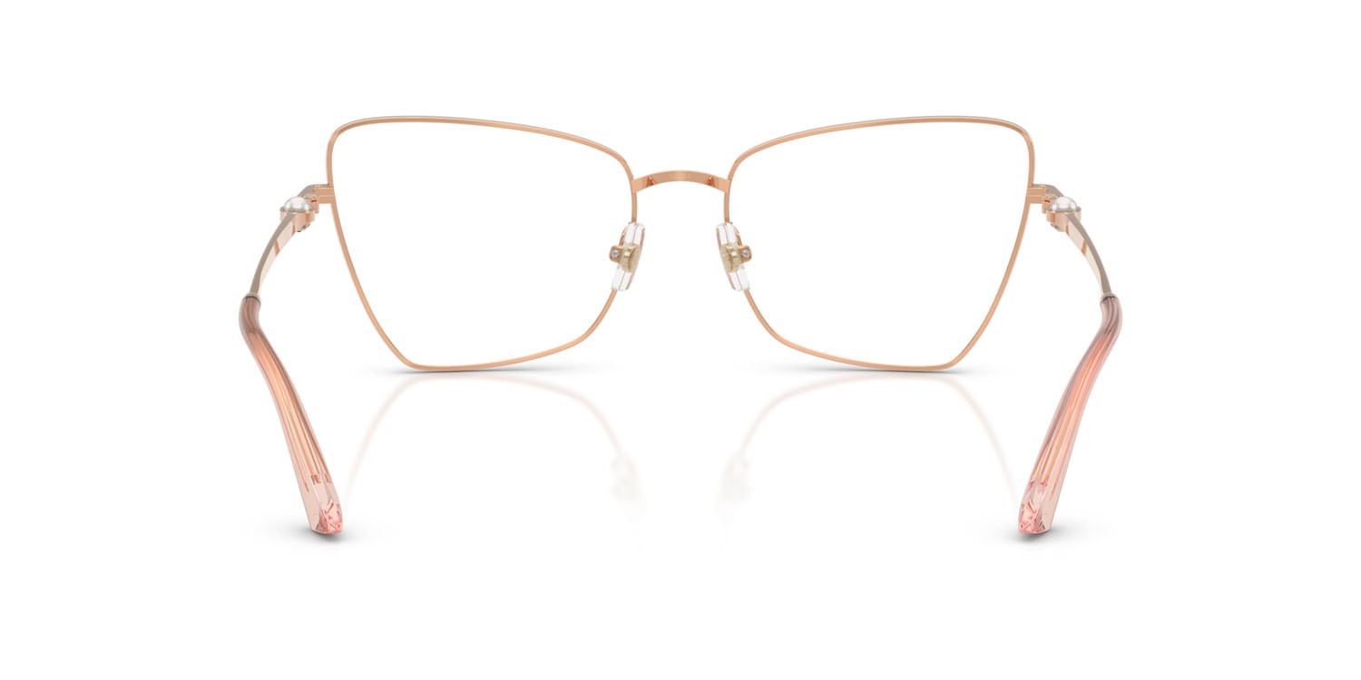 Eyeglasses Jimmy Choo JC 2010HB (3008) color oro rose shape irregular lenses lente demo